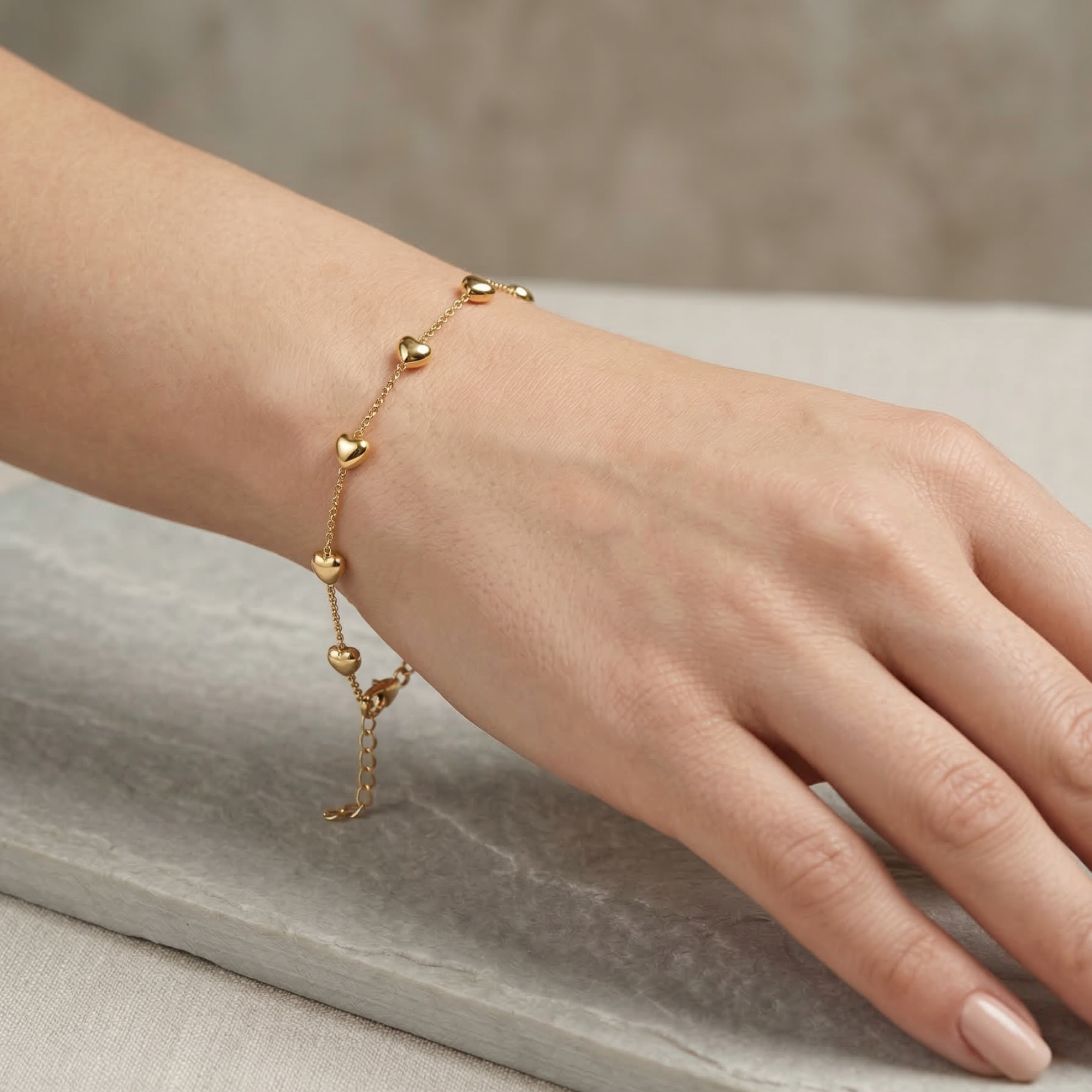 The Heart Chain Bracelet