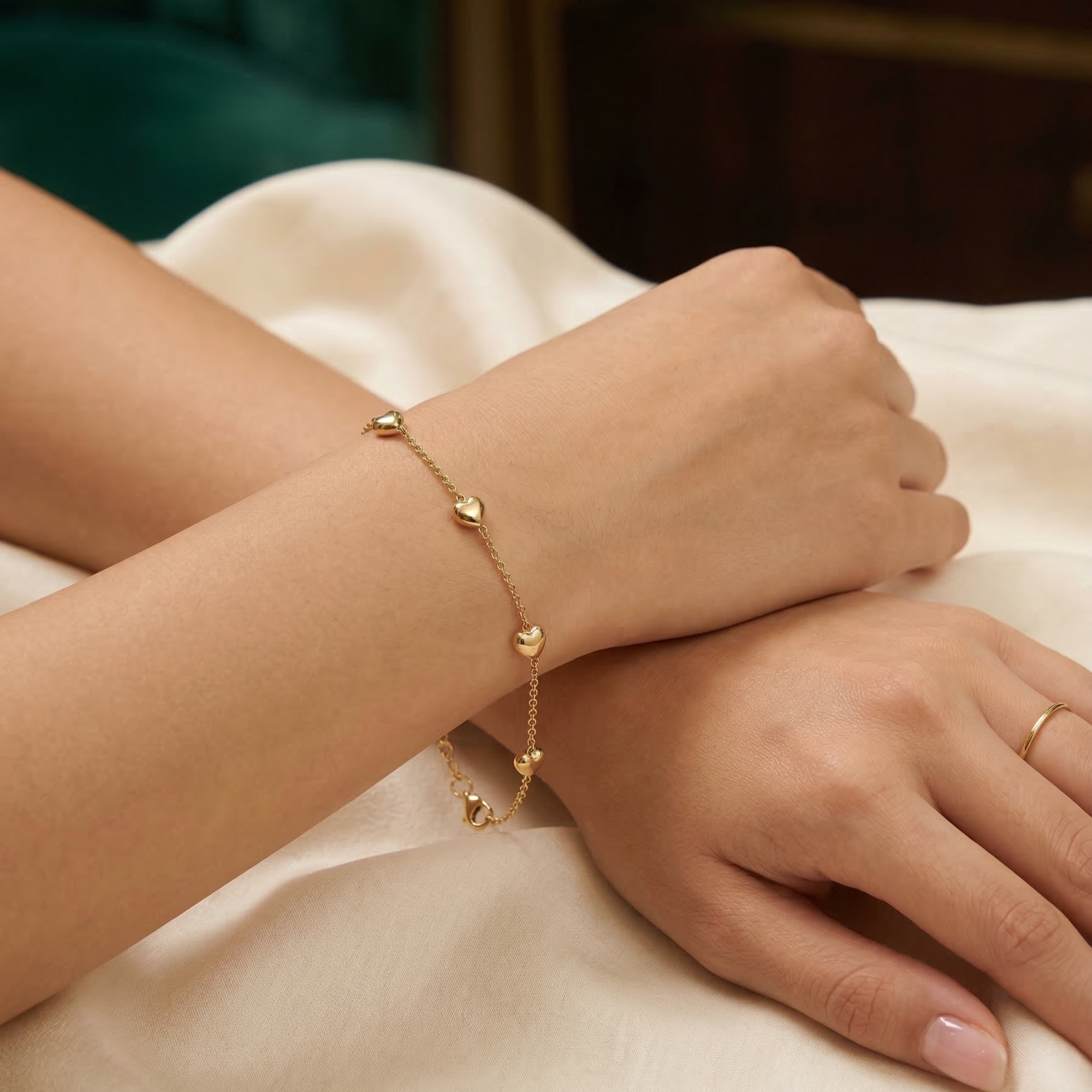 The Heart Chain Bracelet