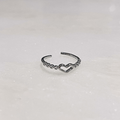 The Heartlink Ring (Silver)