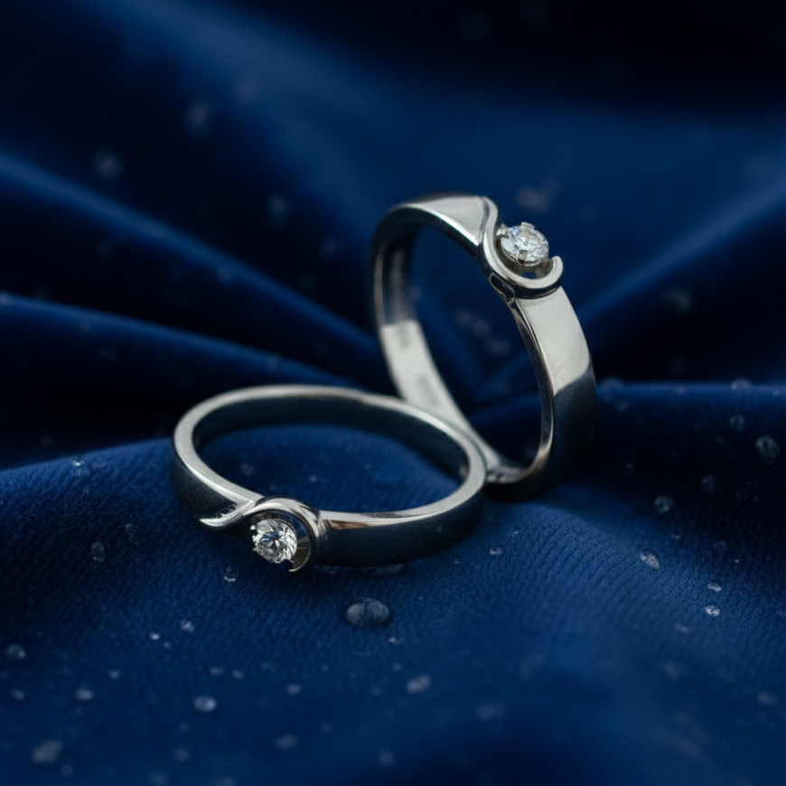 The Joining Heart Couple Valentine Ring