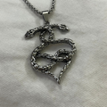 Twin Serpent Pendant