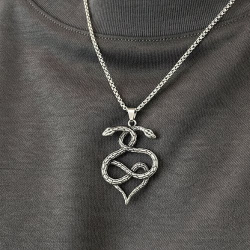 Twin Serpent Pendant