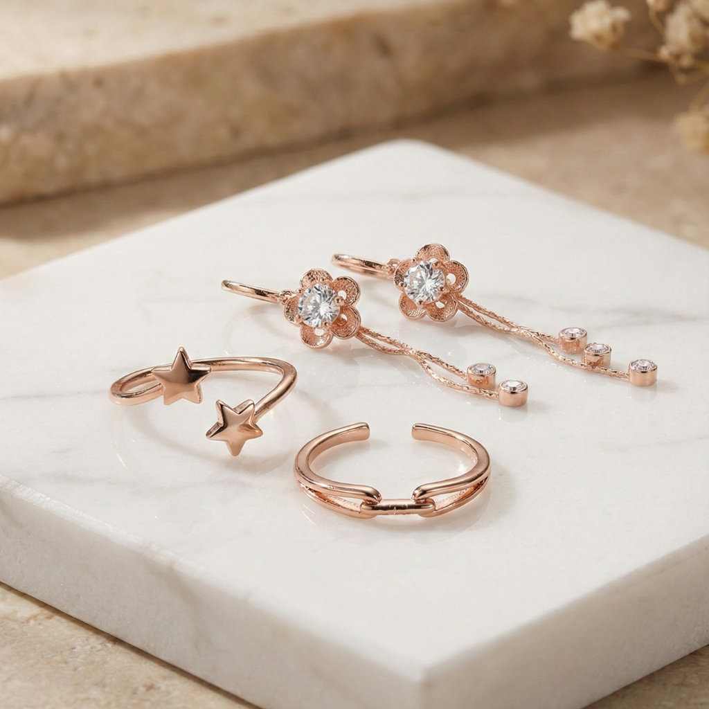 The Rose Gold Curated Combo