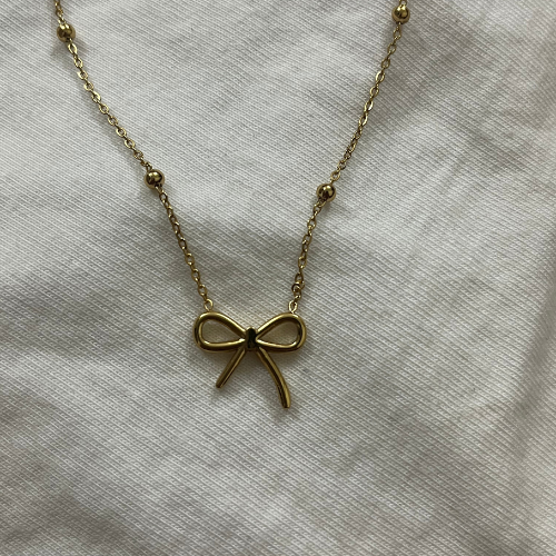Bow Necklace