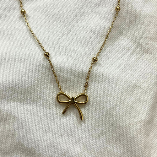Bow Necklace